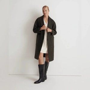 Madewell Coat Sz XXS The Carlton  in Houndstooth NWT